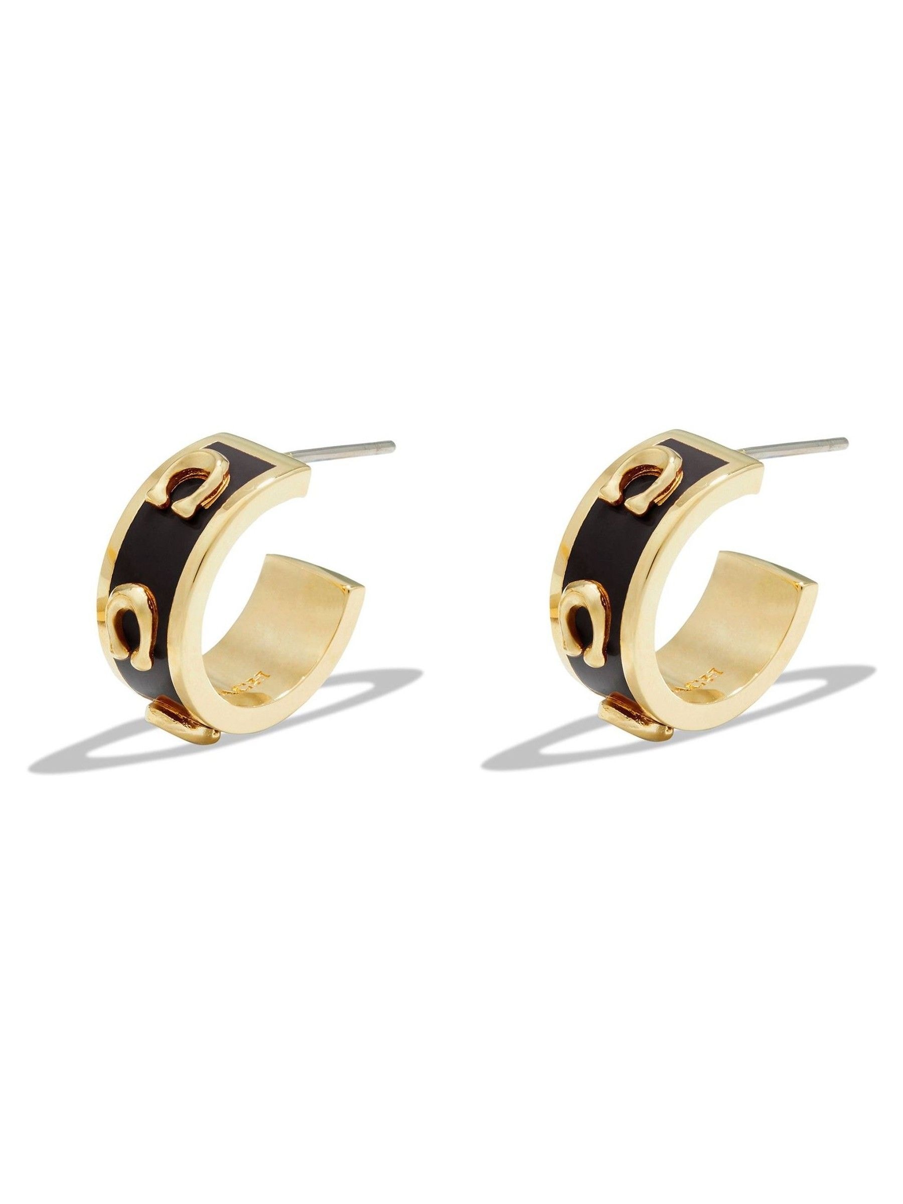 Coach hoop earrings discount