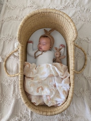 aden + anais Yellow Large Keep Rising 100% Cotton Muslin Blankets 2 Pack - Image 8 of 8