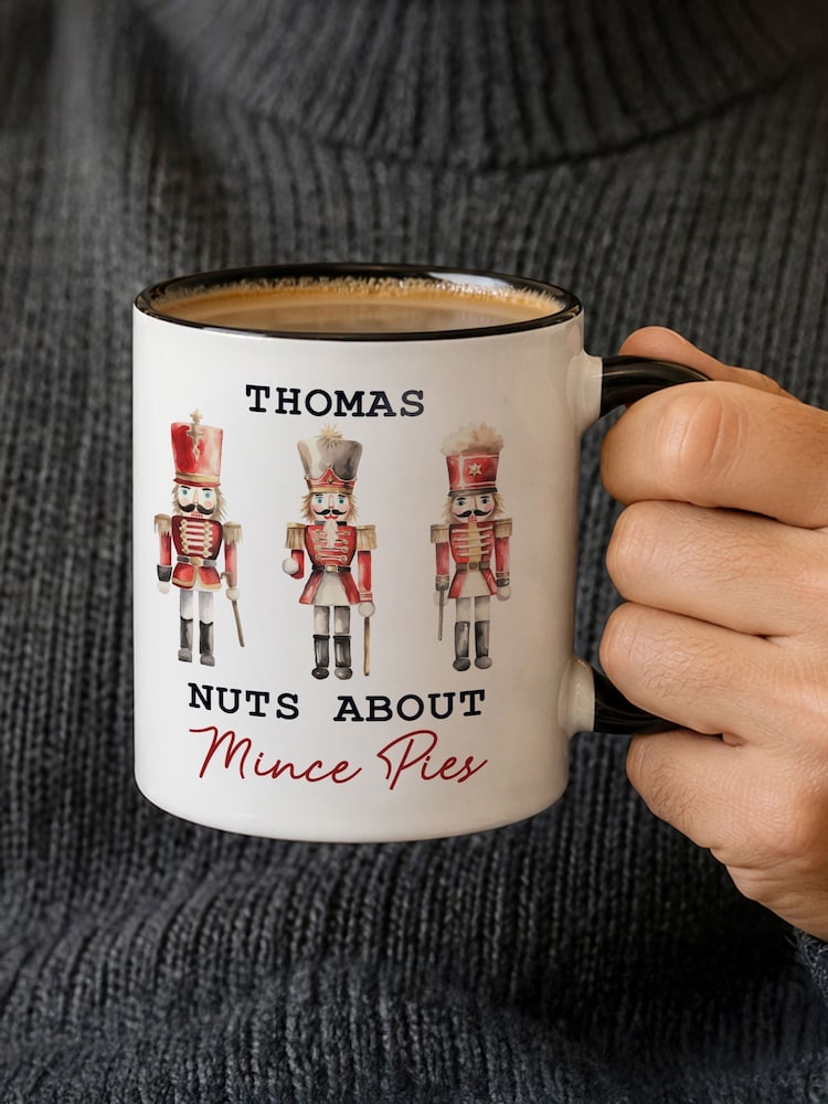 Personalised Nutcracker Handled Mug by PMC - Image 1 of 2 Personalised Nutcracker Handled Mug by PMC - Image 1 of 2