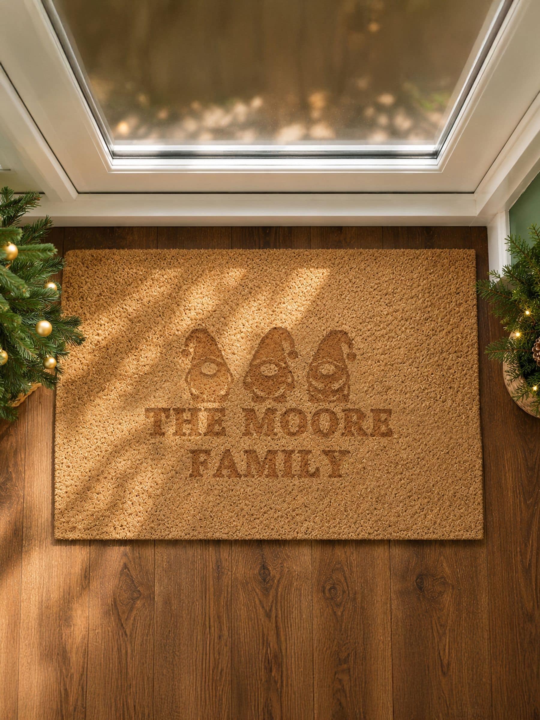 Personalised Gonk Rectangle Indoor Doormat by PMC