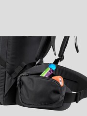 Decathlon Black 40 Litres Travel 100 Trekking Backpack - Image 4 of 5