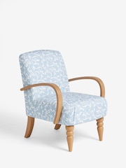 Laura Ashley Cariad Spray Newport Blue Randell Accent Chair - Image 4 of 7