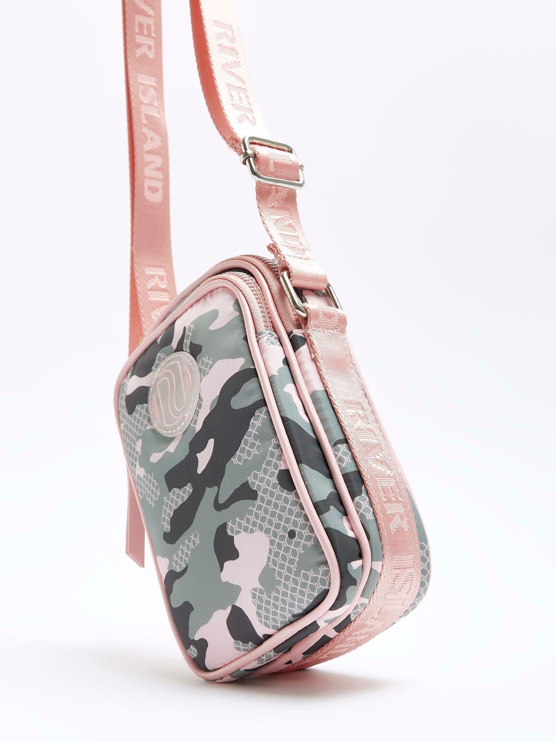 River island camo bag outlet