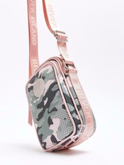River Island Green Girls Nylon Camo Festival Bag - Image 4 of 4