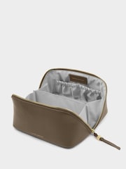 Katie Loxton Brown Soho Medium Make Up / Wash Bag - Image 2 of 4