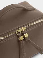 Katie Loxton Brown Soho Medium Make Up / Wash Bag - Image 3 of 4