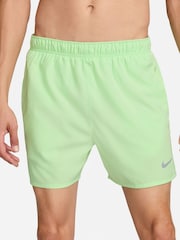 Nike Light Green 5 Inch Dri-FIT Challenger 5 Inch Briefs Lined Running Shorts - Image 9 of 10
