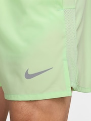 Nike Light Green 5 Inch Dri-FIT Challenger 5 Inch Briefs Lined Running Shorts - Image 3 of 10