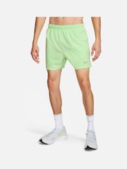 Nike Light Green 5 Inch Dri-FIT Challenger 5 Inch Briefs Lined Running Shorts - Image 8 of 10