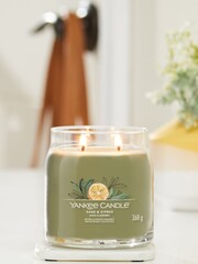 Yankee Candle No Colour Signature Jar Scented Candle, Sage & Jar Citrus - Image 1 of 3