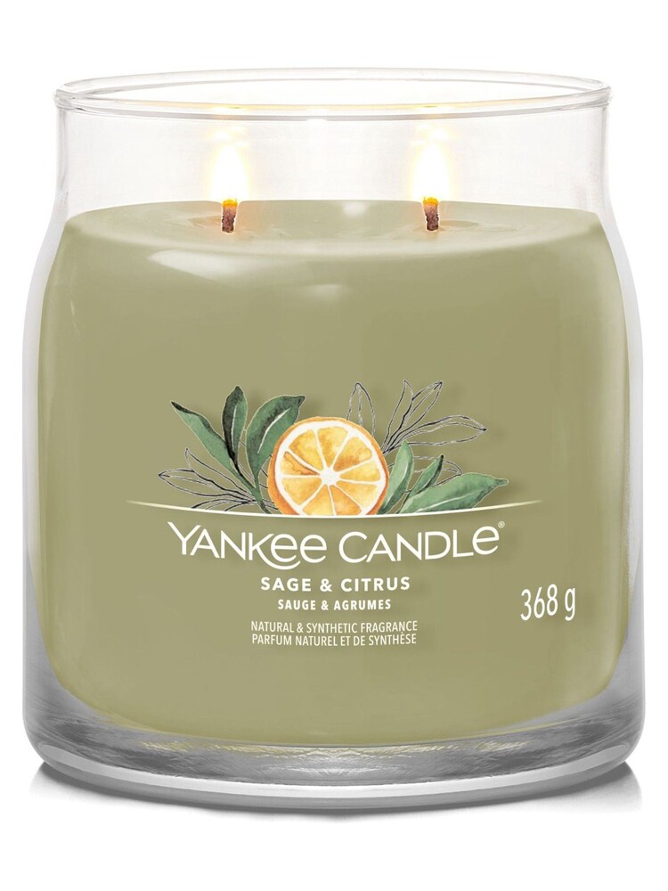 Yankee Candle No Colour Signature Jar Scented Candle, Sage & Jar Citrus - Image 3 of 3