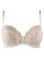 Pour Moi Ivory/Champagne Padded Amour Bra - Image 3 of 4