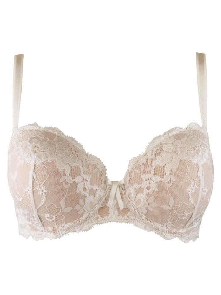 Pour Moi Ivory/Champagne Padded Amour Bra - Image 3 of 4