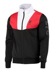 Fanatics Liverpool Colour Block Black Tracksuit - Image 2 of 5