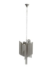 Libra Interiors Silver Small Niagara Chain 6 Bulb Pendant Ceiling Light - Image 3 of 4