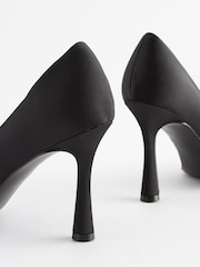 Black Regular/Wide Fit Forever Comfort® Heart Trim Court Shoes - Image 5 of 7