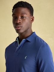 Joules Woody Blue Cotton Pique Polo Shirt - Image 3 of 8