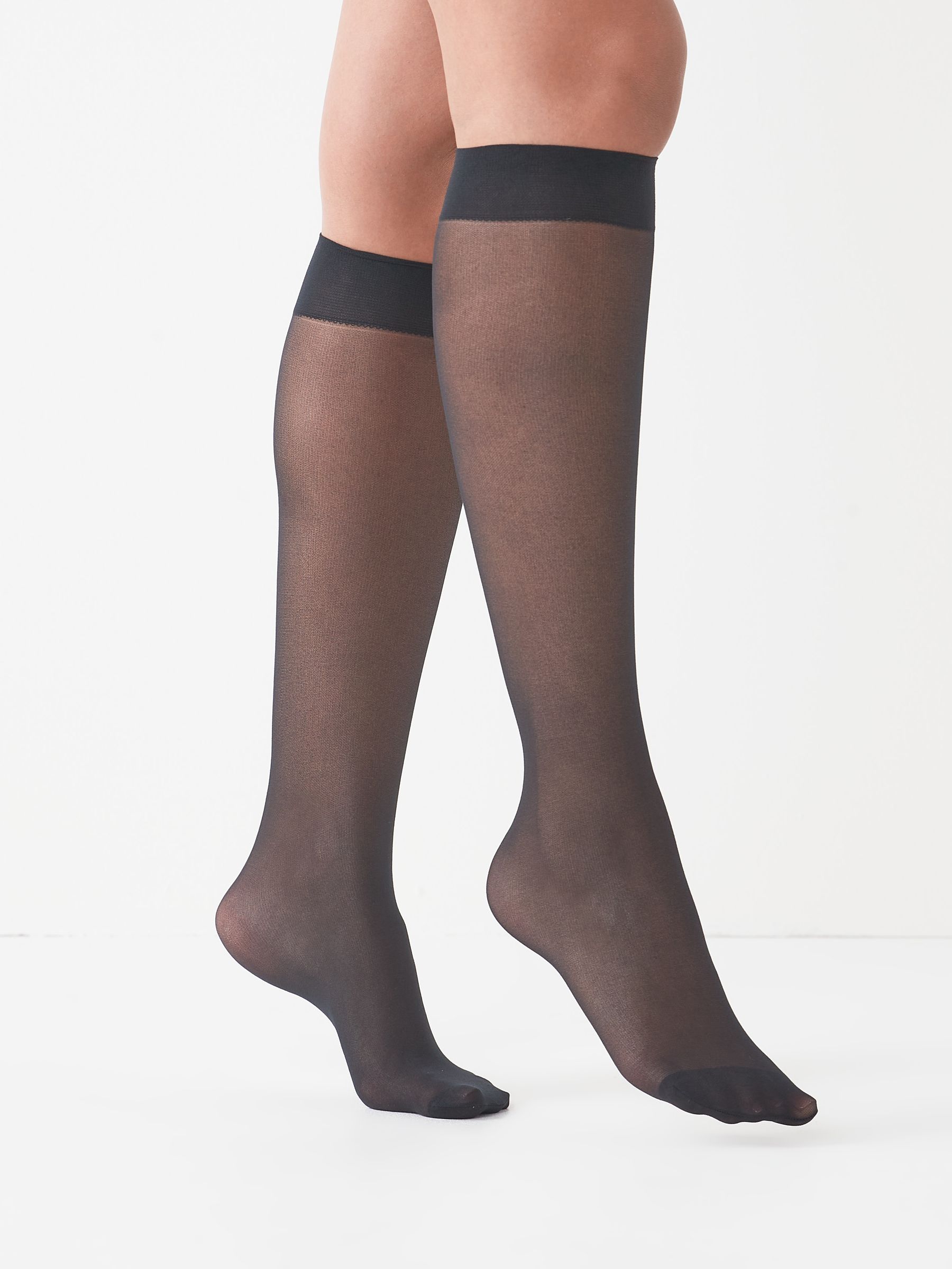Buy Black 20 Denier Knee High Socks 5 Pack from the Next UK online shop