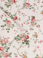 Laura Ashley Antique Pink Mountney Garden 10M Wallpaper - Image 3 of 4