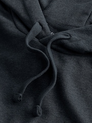 Lyle & Scott Charcoal Marl Cotton Pullover Hoodie - Image 8 of 8