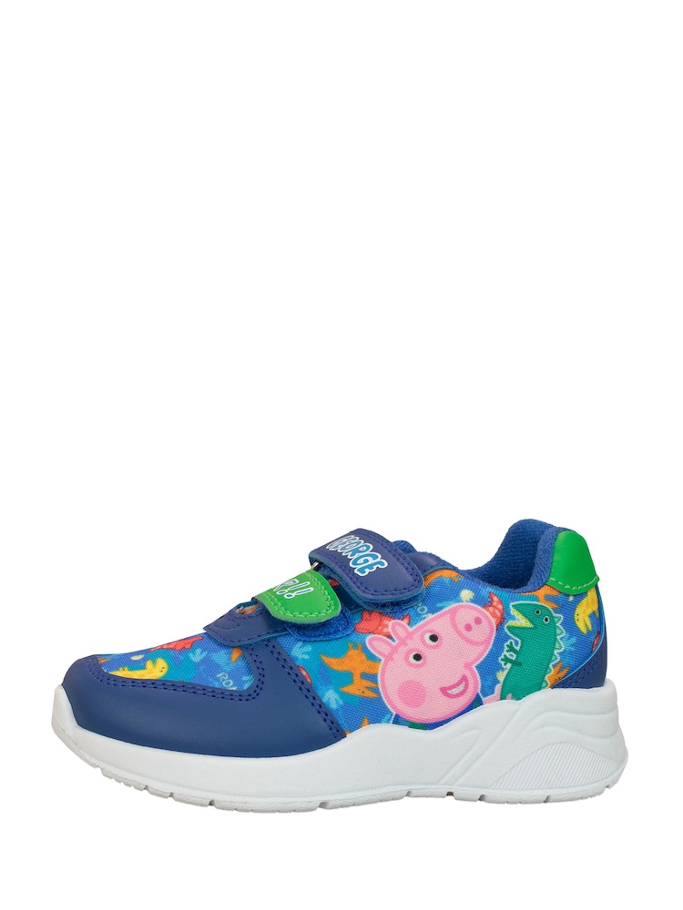 Character Blue Kids George Pig Trainers - Image 1 of 5