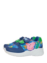 Character Blue Kids George Pig Trainers - Image 3 of 5