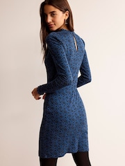 Dunkelblau - Boden Minikleid mit Volantdetails - Bild 2 von 6