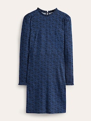Dunkelblau - Boden Minikleid mit Volantdetails - Bild 6 von 6
