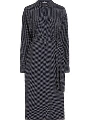 Tommy Hilfiger Blue Polkadot Midi Shirt Dress - Image 4 of 6