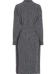 Tommy Hilfiger Blue Polkadot Midi Shirt Dress - Image 5 of 6