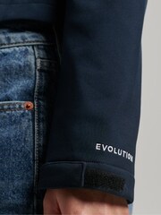 Superdry Dark Blue Code Trekker Hooded Softshell Jacket - Image 6 of 6
