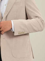 Charles Tyrwhitt Natural Corduroy Slim Fit Jacket - Image 3 of 4