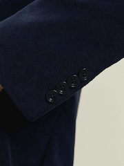 Charles Tyrwhitt Blue Corduroy Slim Fit Jacket - Image 5 of 6