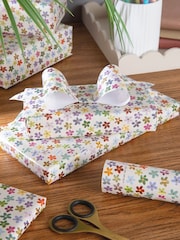 Hallmark Pink 3 X 2M Wendy Jones-Blackett Floral Wrapping Paper - Image 1 of 5