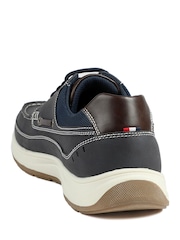 Pavers Blue Wide Fit Lightweight Lace Up Shoes - Image 3 of 6