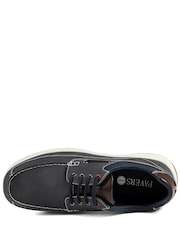 Pavers Blue Wide Fit Lightweight Lace Up Shoes - Image 5 of 6