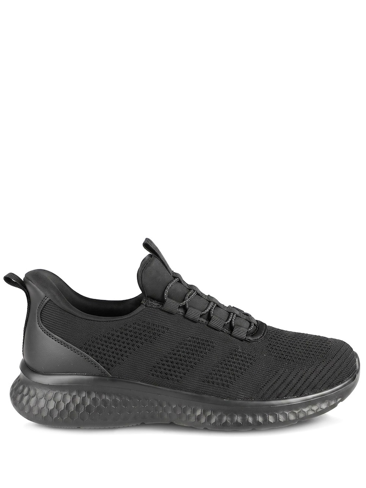Pavers Black Easy Step In Lightweight Memory Foam Trainers - Image 1 of 5 Pavers Black Easy Step In Lightweight Memory Foam Trainers - Image 1 of 5
