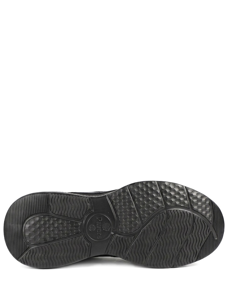 Pavers Black Easy Step In Lightweight Memory Foam Trainers - Image 5 of 5 Pavers Black Easy Step In Lightweight Memory Foam Trainers - Image 5 of 5