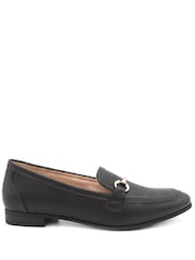 Pavers Black Snaffle Detail Shock Absorbing Moccasins - Image 1 of 5