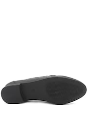 Pavers Black Snaffle Detail Shock Absorbing Moccasins - Image 4 of 5