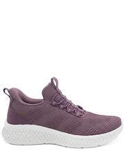 Pavers Purple Easy Step In Lightweight Memory Foam Trainers - Image 2 of 6