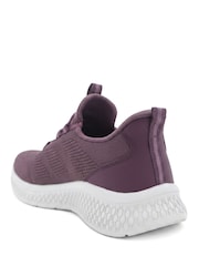 Pavers Purple Easy Step In Lightweight Memory Foam Trainers - Image 6 of 6