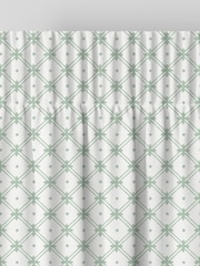 Laura Ashley Sage Wickerwork Made to Measure Curtains - Image 6 of 9