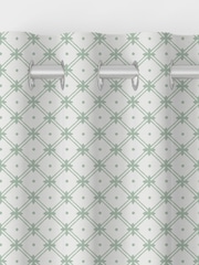 Laura Ashley Sage Wickerwork Made to Measure Curtains - Image 7 of 9