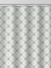 Laura Ashley Sage Wickerwork Made to Measure Curtains - Image 8 of 9