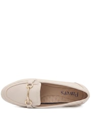 Pavers Cream Snaffle Detail Shock Absorbing Moccasins - Image 2 of 5