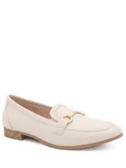 Pavers Cream Snaffle Detail Shock Absorbing Moccasins - Image 3 of 5