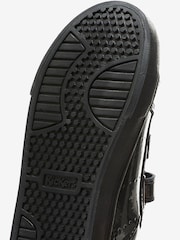 Kickers Black Infants Twin Hook and Loop Patent Leather School Shoes - Image 8 of 9