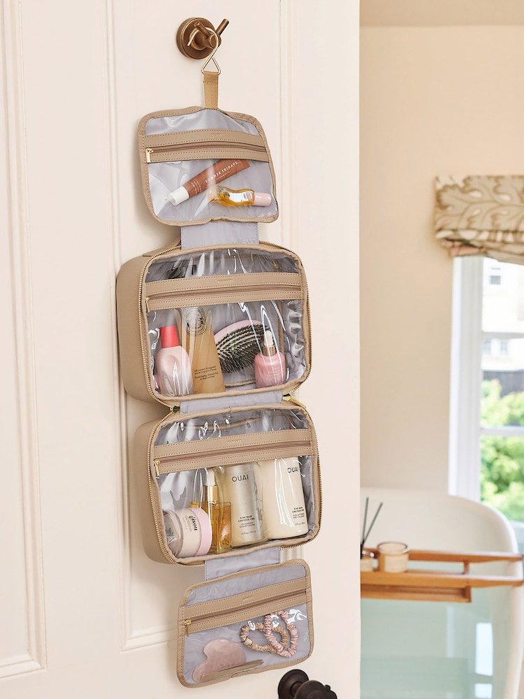 Katie Loxton Nude Hanging Wash Bag - Image 1 of 8