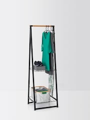 Brabantia Black Small Linn Clothes Rail And Storage Unit - Image 2 of 6
